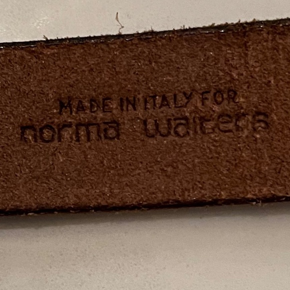 Vintage Norma Walters Studded Leather Belt Made in Italy main image 10